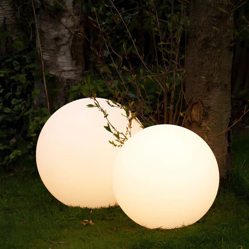 Moon Color-Changing Spherical Outdoor Garden Light