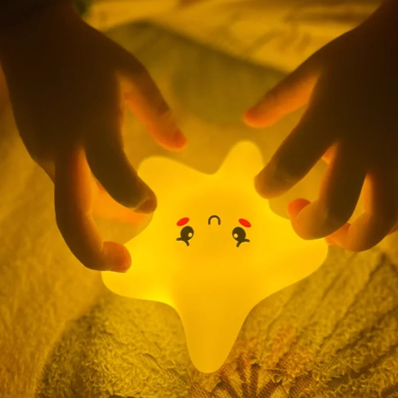 Rechargeable Moon, Star, and Cloud Night Light, Kids Room