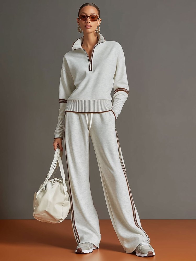 Relaxed fit coordinated lounge set, alternate view