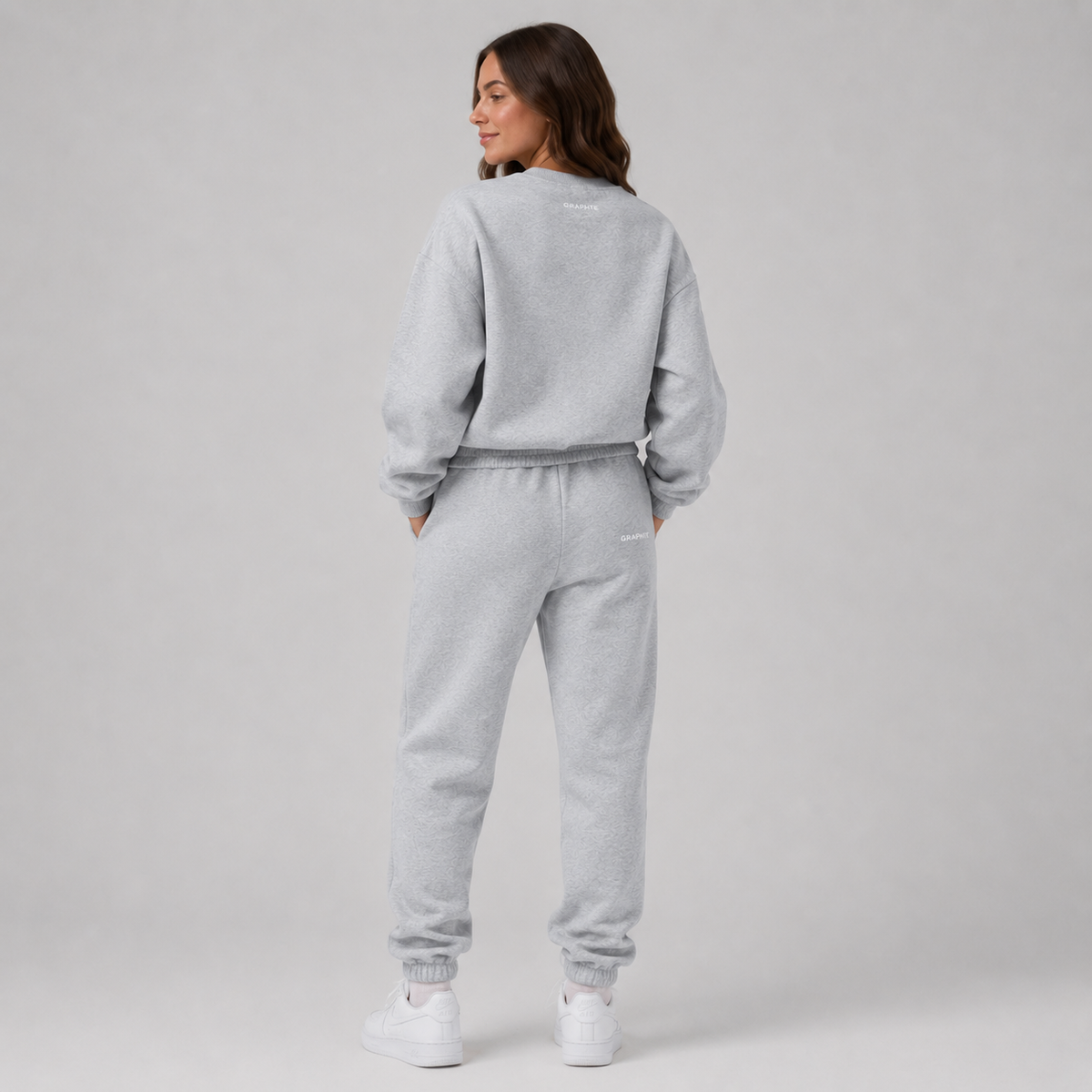Dropped shoulder tracksuit set, alternate view