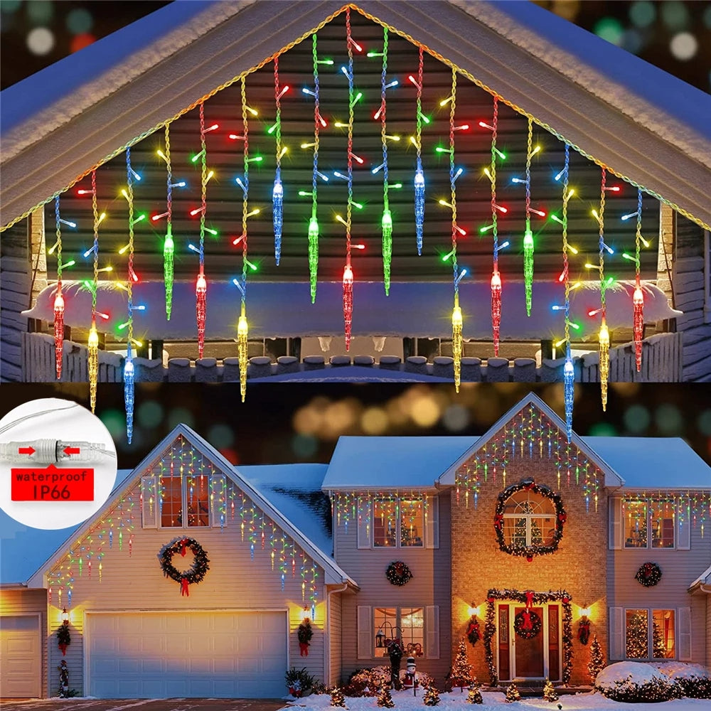 Christmas LED Icicle Fairy Lights