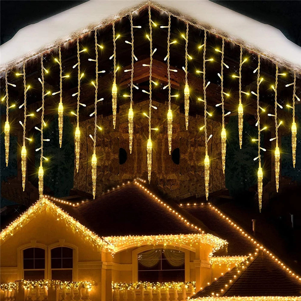 Christmas LED Icicle Fairy Lights