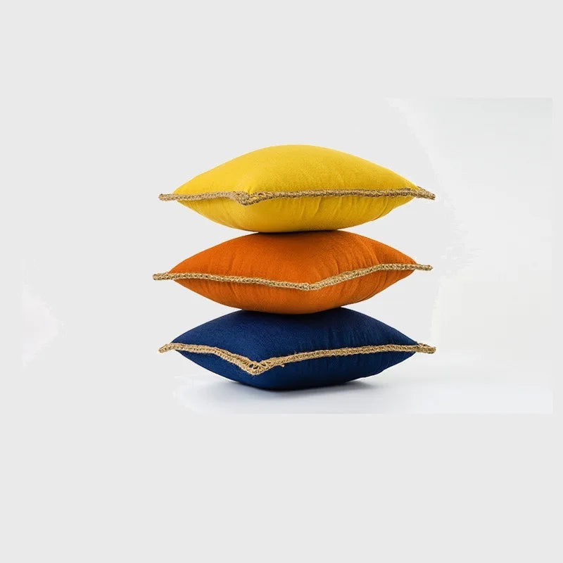 Cotton Linen Decorative Pillow Cover