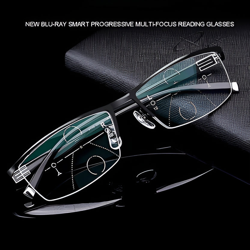 Multi-Zone Progressive Reading Sunglasses