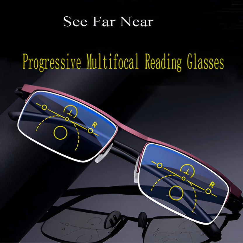 Multi-Zone Progressive Reading Sunglasses