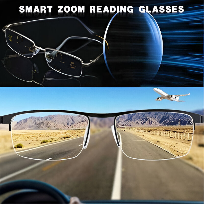 Multi-Zone Progressive Reading Sunglasses