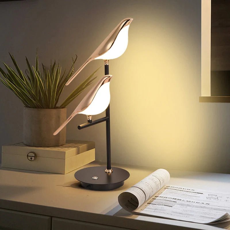 Nordic Golden Bird LED Table Lamp