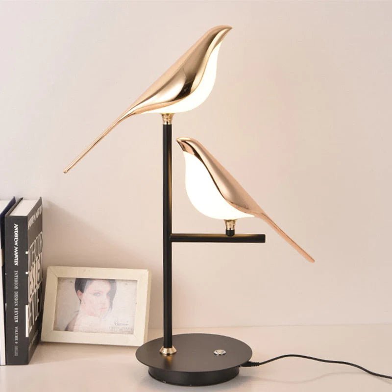 Nordic Golden Bird LED Table Lamp
