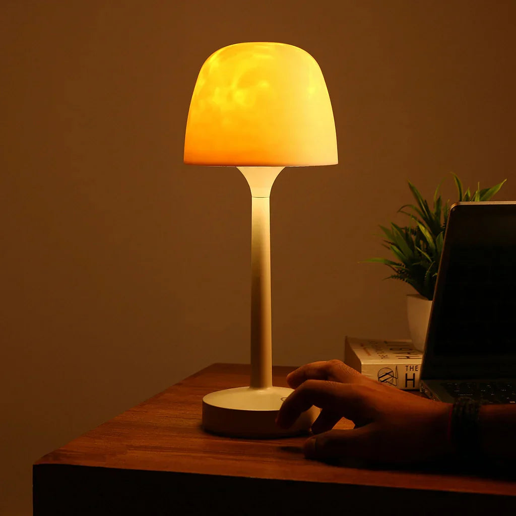 Wireless Aurora-Effect Night Light and Table Lamp