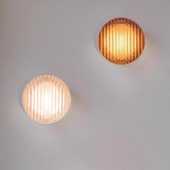 Neutral Dimmable Sculpted Shade Wall Lamp