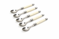 Ivory-Handle Stainless Steel Flatware Set