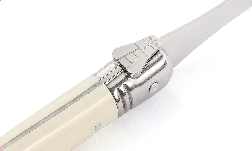 Ivory-Handle Stainless Steel Flatware Set