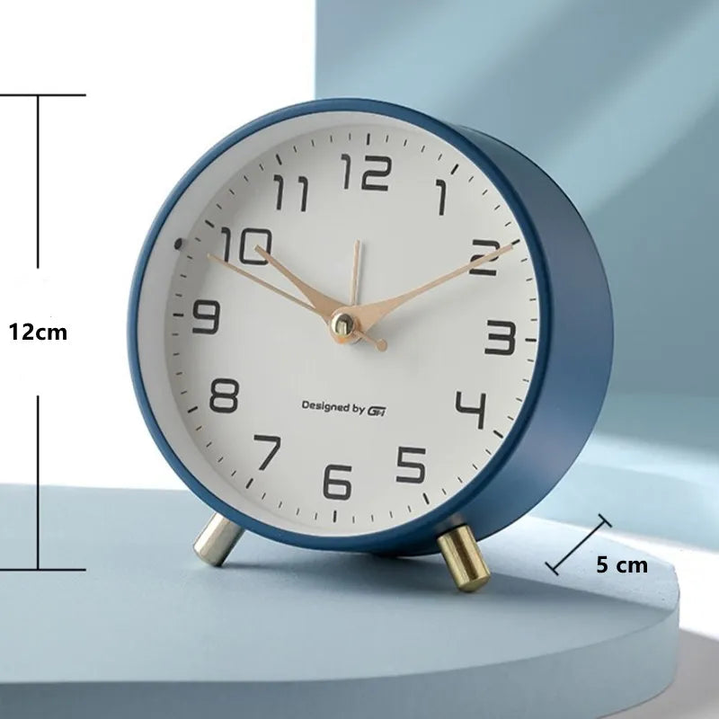 Modern Scandinavian Design Silent Sweep Table Clock