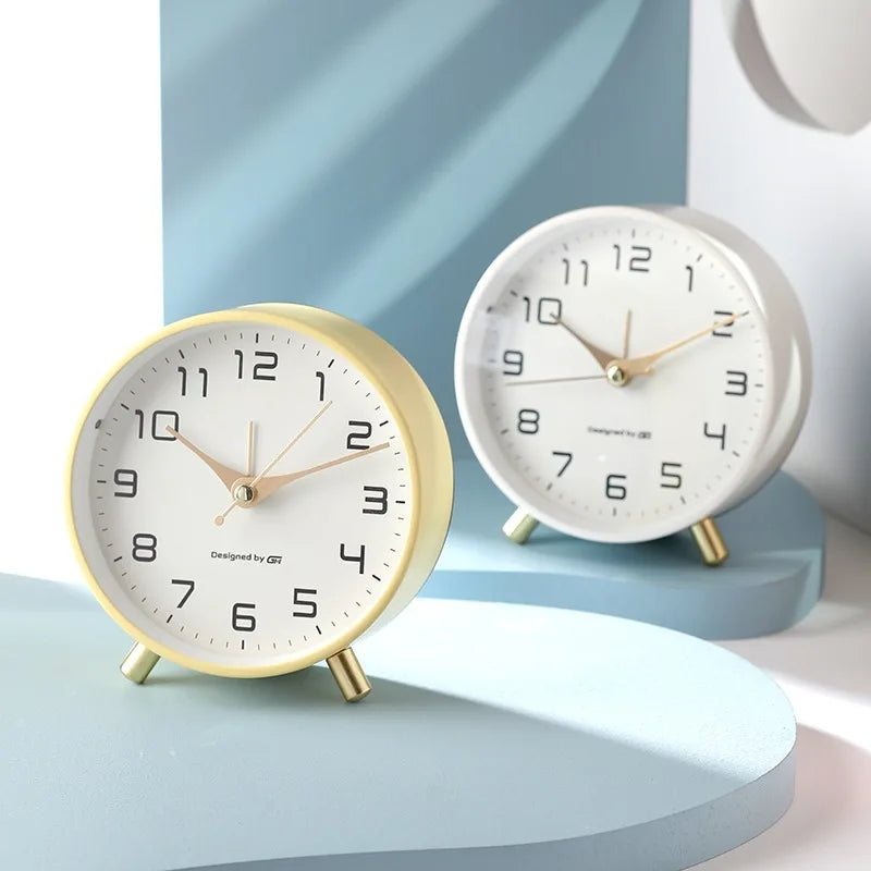 Modern Scandinavian Design Silent Sweep Table Clock