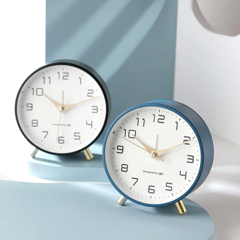 Modern Scandinavian Design Silent Sweep Table Clock