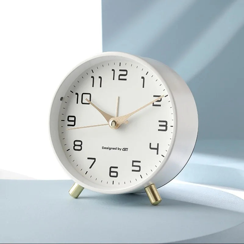 Modern Scandinavian Design Silent Sweep Table Clock