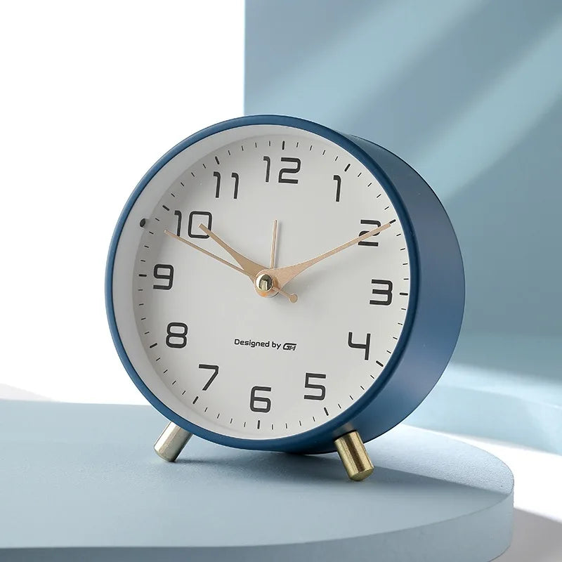 Modern Scandinavian Design Silent Sweep Table Clock