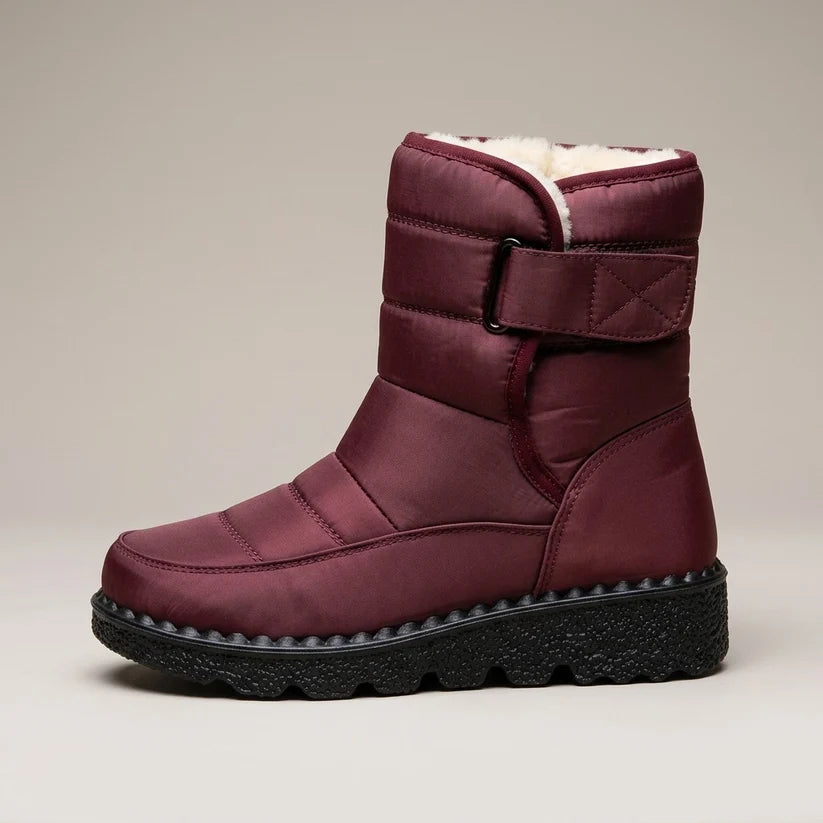 QUILTED MID-CALF SNOW BOOTS