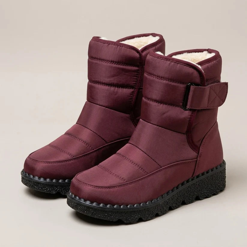 QUILTED MID-CALF SNOW BOOTS