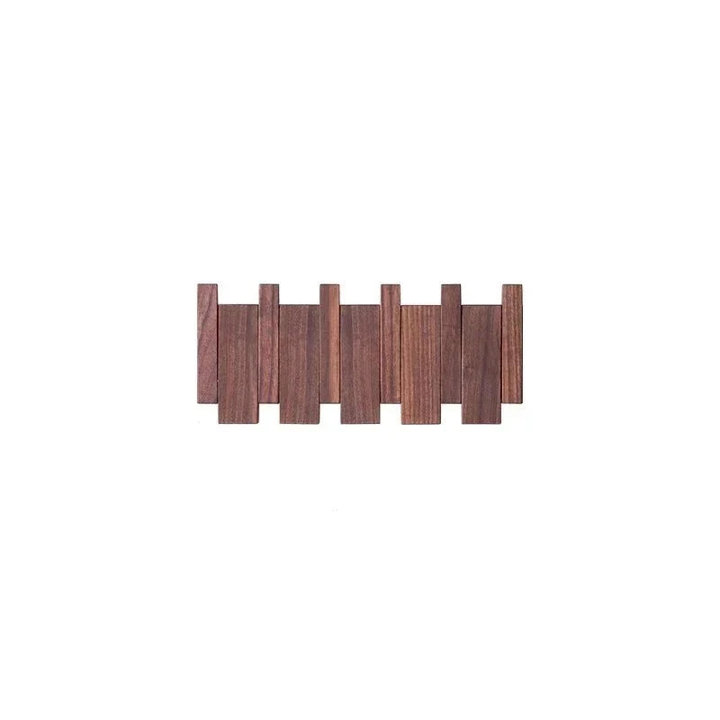Simplicity Wooden Key Coat Rack