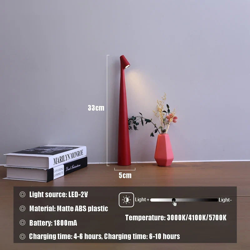 Rechargeable Touch-Dim LED Table Lamp