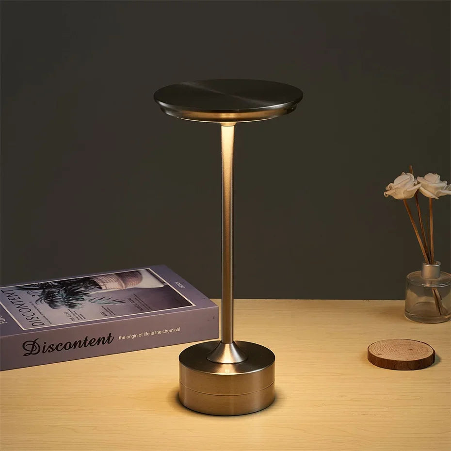 Touch-Control Metal LED Table Lamp