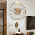 Simple and Elegant Solid Wood Wall Clock