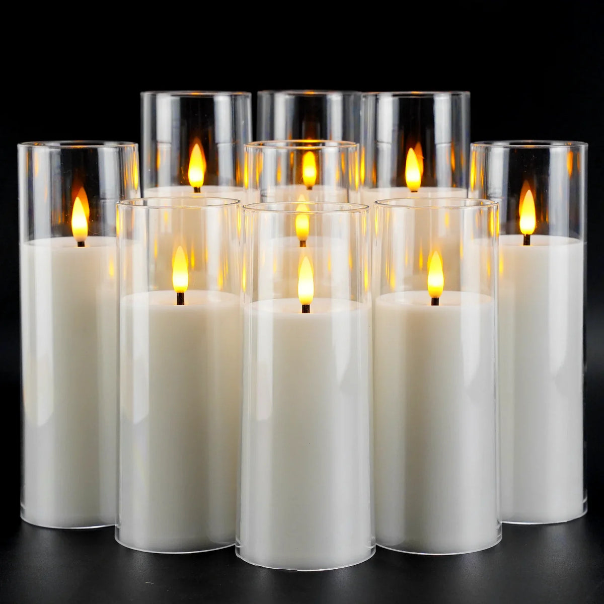 9-Piece Remote Control Flameless Candle Set