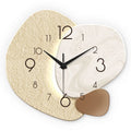 Modern Simple Wall Clock, Silent Quartz Design