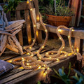 Solar-Powered Hemp Rope Fairy Lights