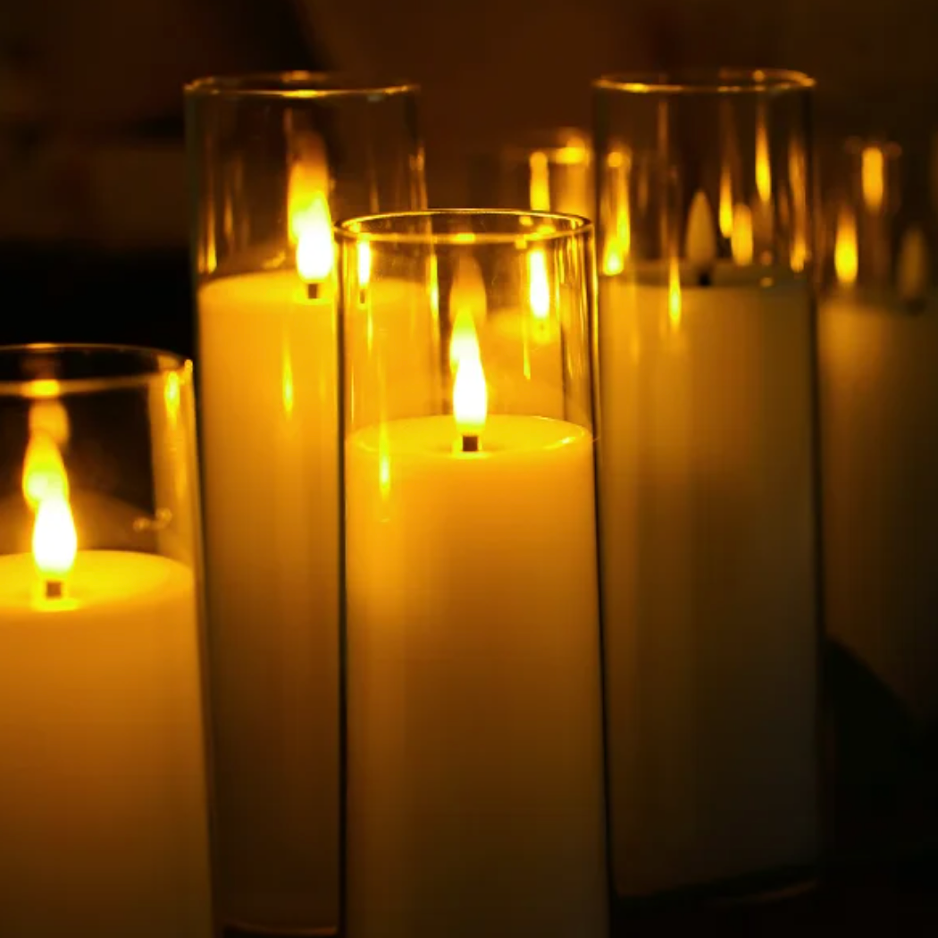 9-Piece Remote Control Flameless Candle Set