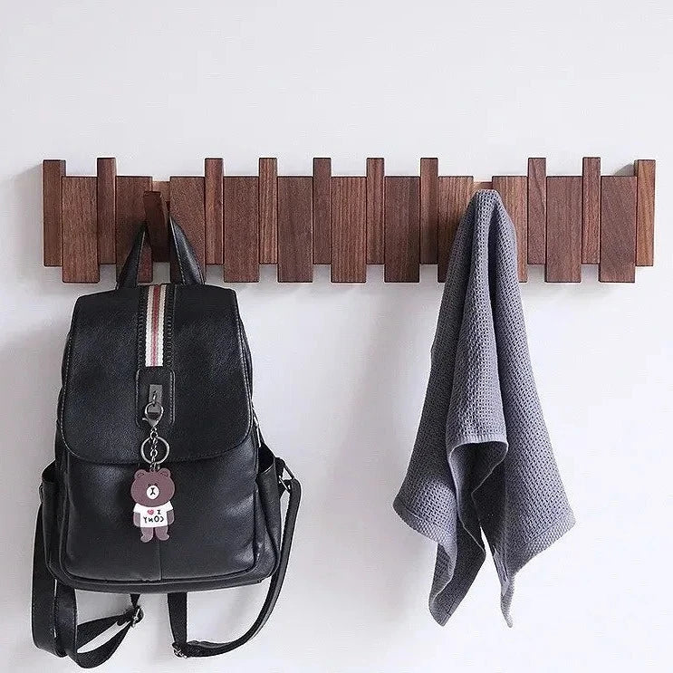 Simplicity Wooden Key Coat Rack