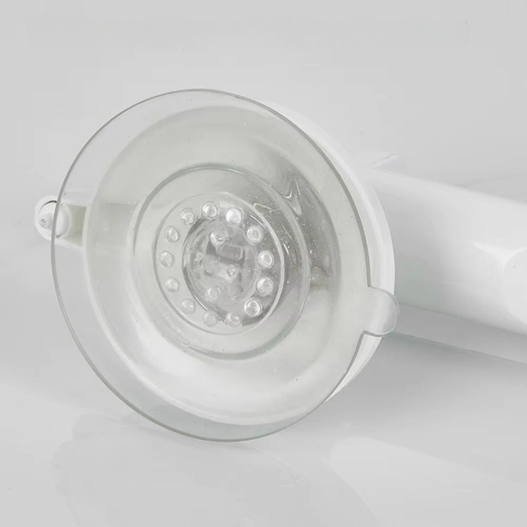 Tool-Free Shower Safety Grab Bar with Lock Indicator