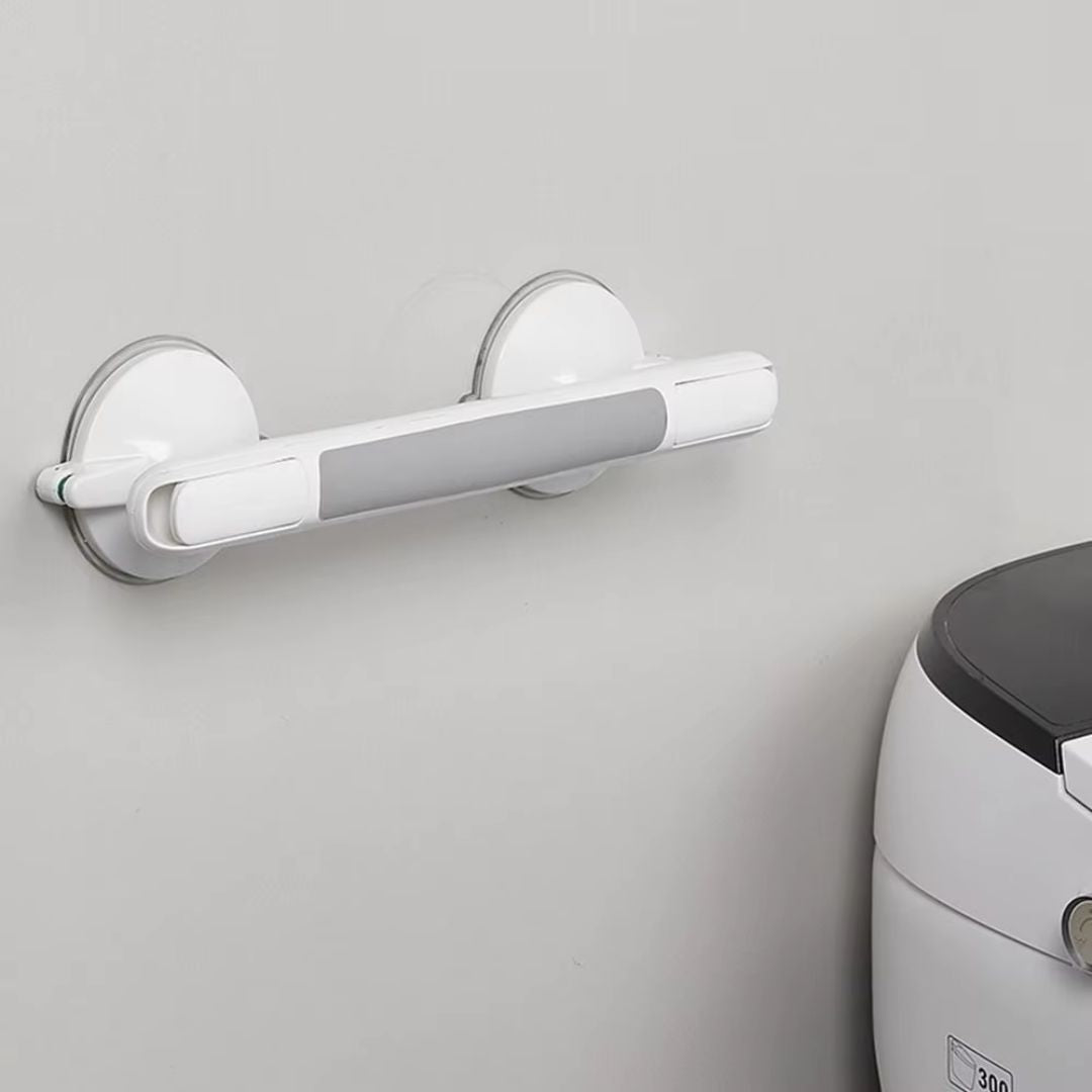 Tool-Free Shower Safety Grab Bar with Lock Indicator