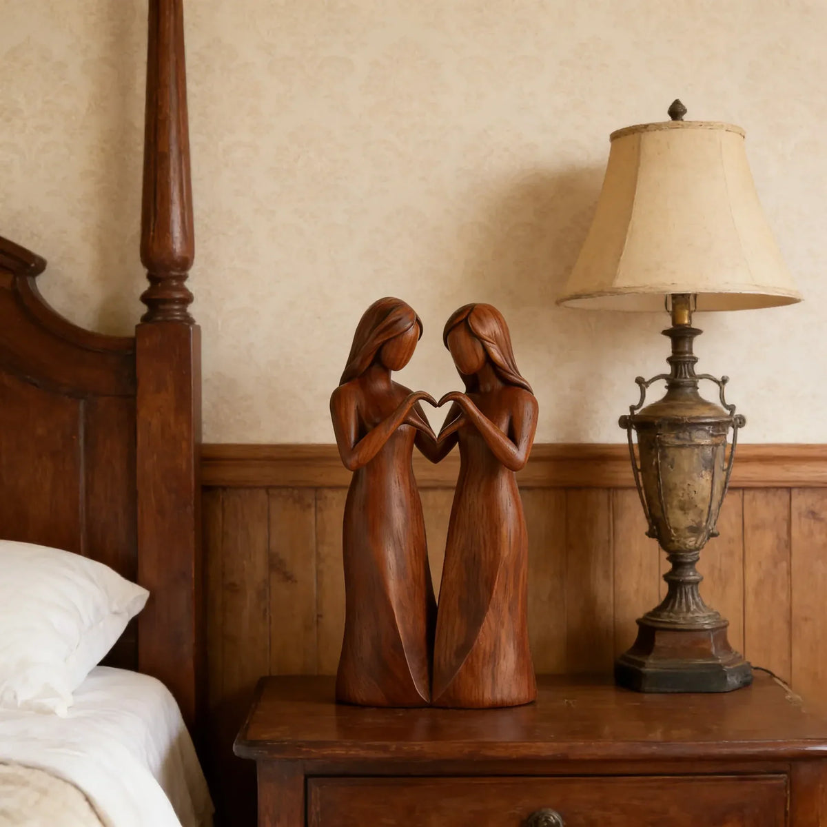 Sisters Resin Friendship Figurine Sculpture