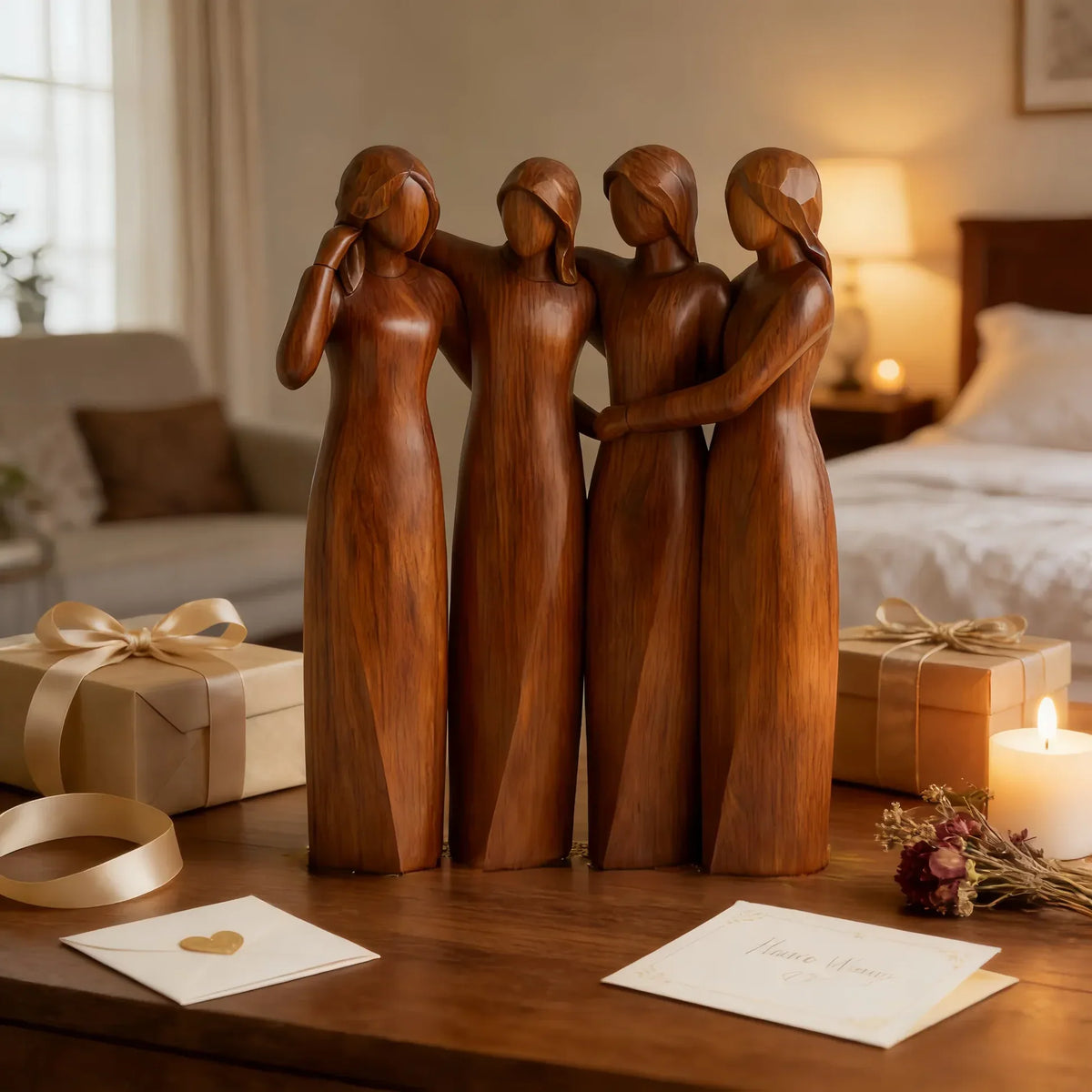 Sisters Resin Friendship Figurine Sculpture