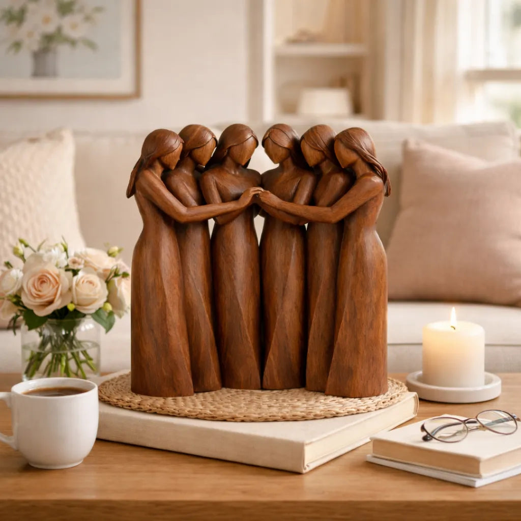 Sisters Resin Friendship Figurine Sculpture
