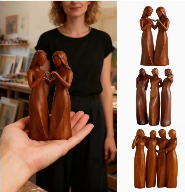 Sisters Resin Friendship Figurine Sculpture