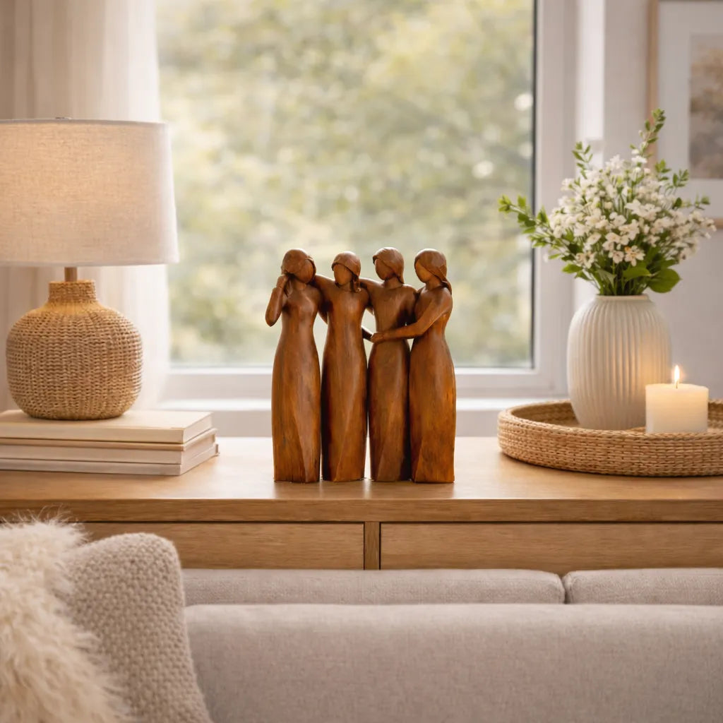 Sisters Resin Friendship Figurine Sculpture