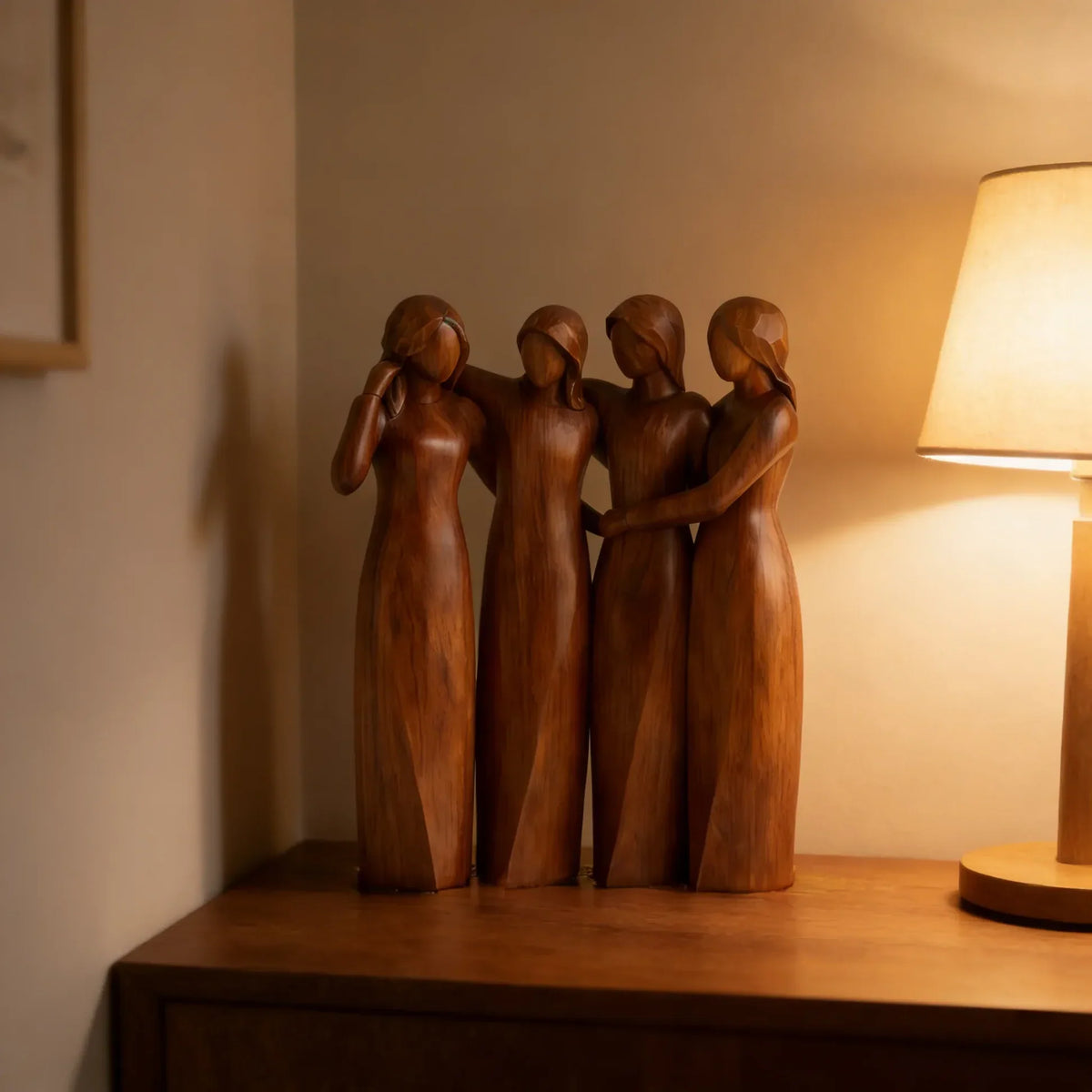 Sisters Resin Friendship Figurine Sculpture