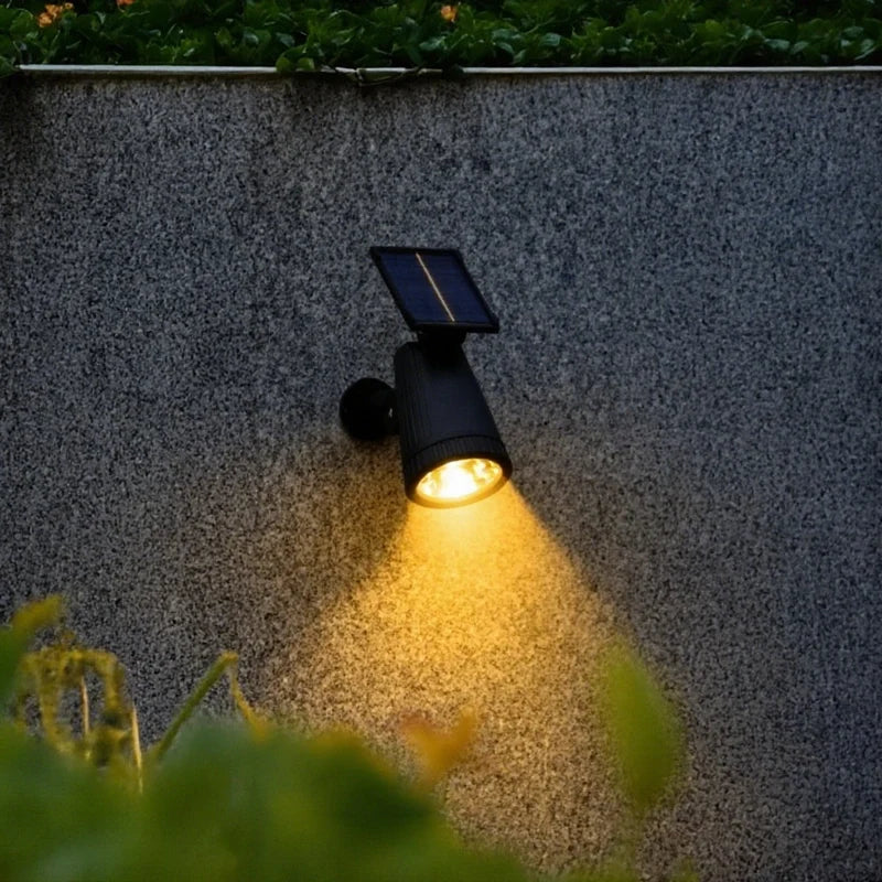 Solar-Powered Color Changing Garden Spotlight