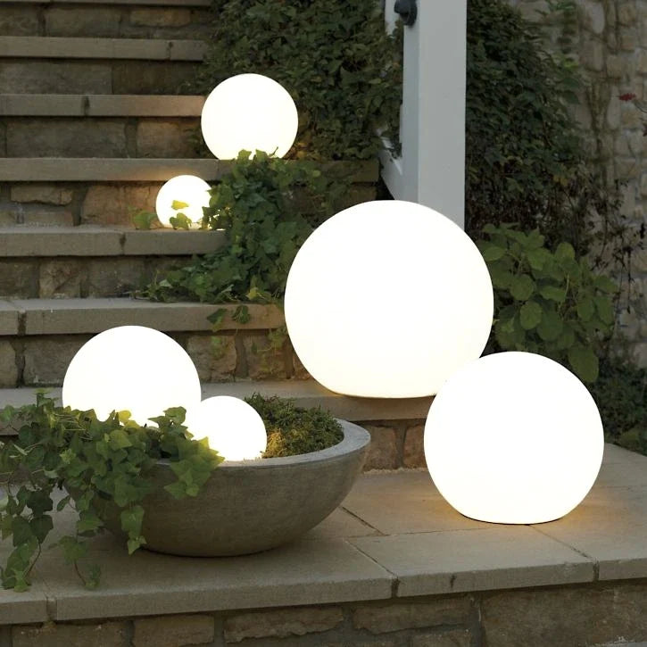 Moon Color-Changing Spherical Outdoor Garden Light