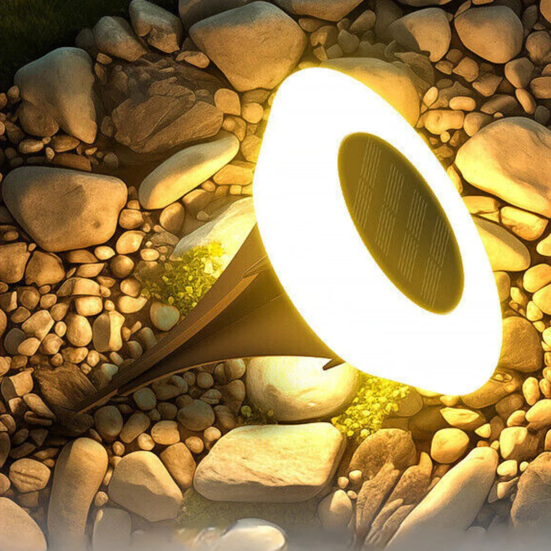 Rust-Proof Solar Outdoor Ground Lights, Pack