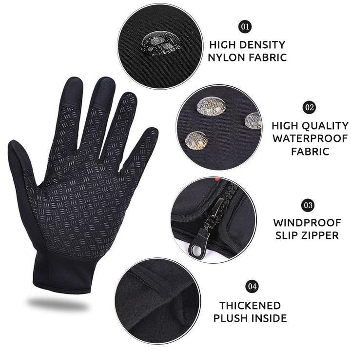Thermal Fleece-Lined Winter Gloves