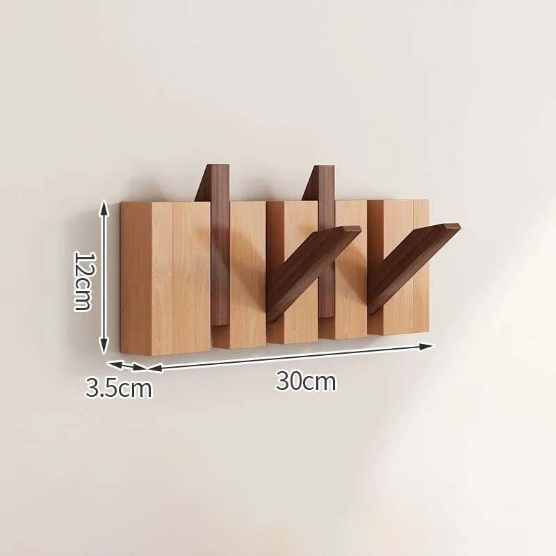 Timeless Scandinavian Wooden Coat Hooks for Wall