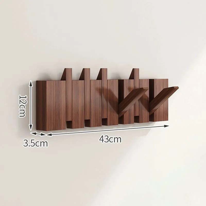 Timeless Scandinavian Wooden Coat Hooks for Wall