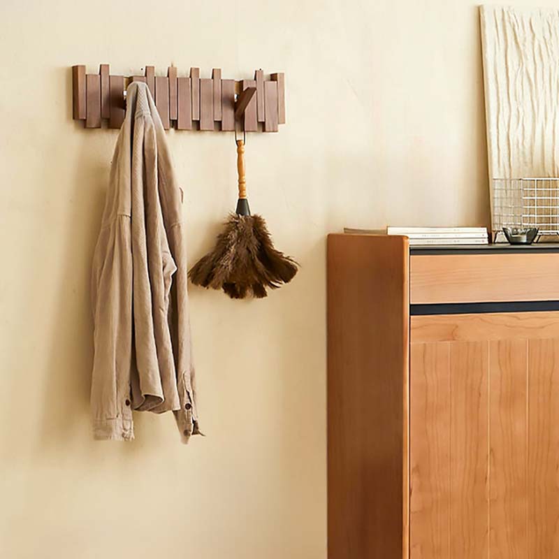 Timeless Scandinavian Wooden Coat Hooks for Wall