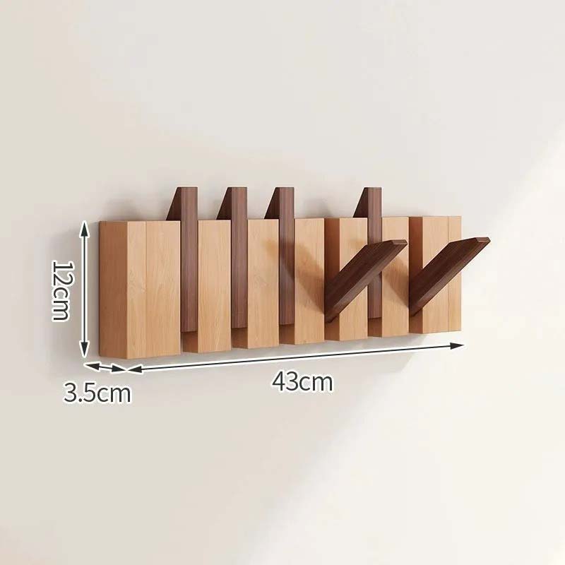 Timeless Scandinavian Wooden Coat Hooks for Wall