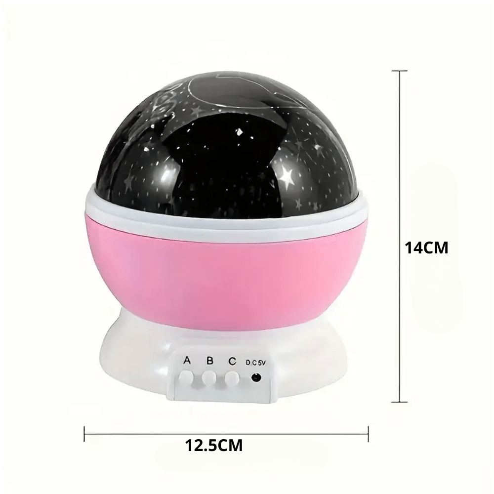 LED Night Light Rotating Star Projector Lamp for Children's Bedroom