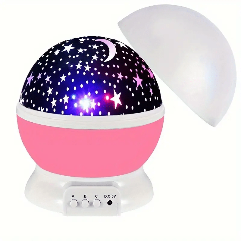 LED Night Light Rotating Star Projector Lamp for Children's Bedroom